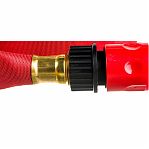 Шланг для полива Feona 3/4" в48554 брандспойт, высокопрочный, тканевый с латунными фитингами, длина 17.5 м