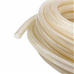 Шланг для полива армированный, прозрачный, ПВХ, диаметр 25 мм, толщина стенки 2.5 мм, 1 метр