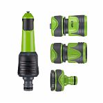 Комплект для полива Amigo 79021, с коннектором, пластик, серо-зеленый