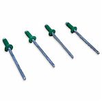 Заклепка темно-зеленая RAL 6005 3.2х8 мм, алюминий, сталь, 1 кг