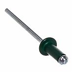 Заклепка темно-зеленая RAL 6005 3.2х8 мм, алюминий, сталь, 1 кг