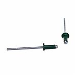 Заклепка темно-зеленая RAL 6005 3.2х8 мм, алюминий, сталь, 1 кг