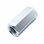 Гайка соединительная МТК DIN6334 М12, оцинкованная сталь, в упаковке 8 штук