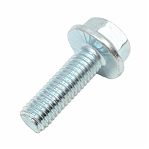 Болт с фланцем М8х25 мм DIN 6921, класс прочности 8.8, оцинкованный, 6 штук в упаковке