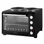 Мини-печь Willmark WHO-402B, цвет черный, объем 30 л, 1.5 кВт