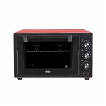 Мини-печь MIU 3603 E УТ-00002080, цвет черно-красный, объем 36 л, 1.4 кВт