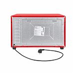 Мини-печь MIU 3603 E УТ-00002080, цвет черно-красный, объем 36 л, 1.4 кВт