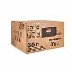 Мини-печь MIU 3606 E УТ-00002092, цвет зелено-серый, объем 36 л, 1.4 кВт