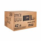 Мини-печь MIU 4200 E УТ-00002094, цвет белый, объем 42 л, 1.5 кВт