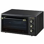 Мини-печь Optima OF-48BLR 1001310, ретро, цвет черный, объем 48 л, 1.6 кВт