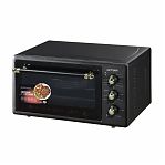 Мини-печь Optima OF-48BLR 1001310, ретро, цвет черный, объем 48 л, 1.6 кВт