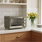 Мини-печь Willmark WO-301GB, 1001663, цвет бежевый, серый, объем 30 л, 1.6 кВт