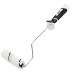 Мини-валик малярный Decor Black White Edition mini 909-6110 для грунтовки, побелки, акриловых красок, ролик 100 мм, ворс микрофибра