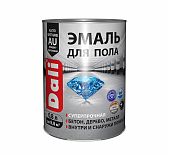 Эмаль для пола Dali алкидно-уретановая, глянцевая, База C, бесцветная, 0.8 л