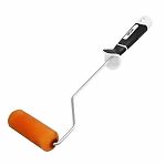 Мини-валик малярный DECOR Black White  909-8110, ролик 100 мм, флокированный поролон
