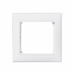 Рамка 1-местная Legrand Valena 694240, 82х82 мм, толщина 11.1 мм, пластик, белая