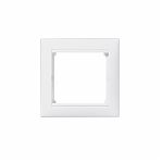 Рамка 1-местная Legrand Valena 694240, 82х82 мм, толщина 11.1 мм, пластик, белая