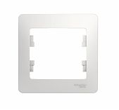 Рамка 1-местная Schneider Electric Glossa GSL000101 универсальная, белая