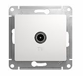 Розетка ТВ оконечная Systeme Electric GLOSSA GSL000193 встраиваемая, белая