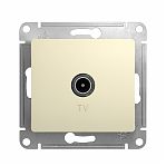 Розетка ТВ Schneider Electric GLOSSA GSL000291 встраиваемая, бежевая