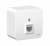 Розетка компьютерная Schneider Electric BLANCA BLNIA045001 RJ45 5Е накладная, белая