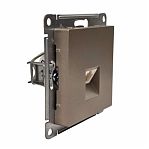 Розетка компьютерная Systeme Electric AtlasDesign ATN000583 RJ45 5Е, встраиваемая, шампань