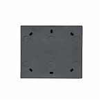Розетка 4-местная Lezard Leto 752-3400-127BDP с заземлением, накладная, графит