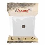 Розетка ТВ оконечная Lezard Leto, накладной монтаж, пластиковая, белая