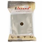 Розетка ТВ оконечная Lezard Leto 752-0300-130, накладная, кремовая