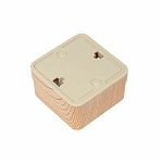 Розетка 1-местная TDM Electric Ладога SQ1801-0050 с заземлением, накладная, сосна