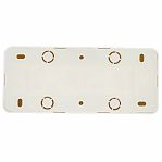 Розетка 3-местная Stekker Cофия 49306 с заземлением, накладная, белая