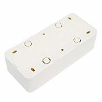 Розетка 3-местная Stekker Cофия 49306 с заземлением, накладная, белая