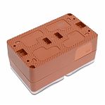 Розетка 2-местная Systeme Electric AtlasDesign Profi ATN547026 с заземлением, накладная, терракотовый