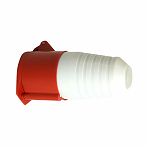 Розетка переносная Stekker ST-225 49443, 32А, 380В, 3P+PE+N, IP44, RST32-225-44, цвет белый с красным