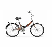 Велосипед Stels Pilot 710 колеса 24" дорожный, складной, черный