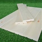 Вагонка Штиль, сорт АВ, Хвоя 12.5х140х1800 мм, в упаковке 8 штук