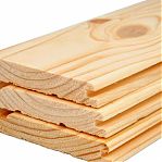 Евровагонка, сорт В, Хвоя, Архангельск 12.5х96х2550 мм, в упаковке 10 штук