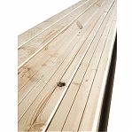 Евровагонка, сорт С, Хвоя, Архангельск 12.5х96х2100 мм, в упаковке 10 штук