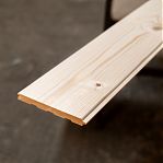 Вагонка Штиль СтильДревСтрой, сорт АВ, Хвоя 12.5х90х6000 мм, в упаковке 10 штук