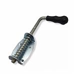 Засов гаражный, полуавтомат 004177, пружинный, длина 210 мм, цинк