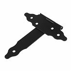 Петля-стрела фигурная Домарт 005854, ПС-250, не съемная, сталь, цвет черный, 3х230х250 мм 