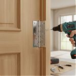 Петля универсальная Avers 014507, 125х75х2.5-B4-CR, врезная, хром