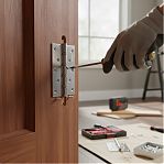 Петля универсальная Avers 014507, 125х75х2.5-B4-CR, врезная, хром