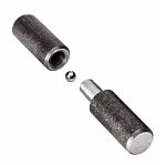 Петля гаражная d-28х130 мм стальная с запрессованным шаром, покрытие под краску, 014527