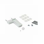 Петля для пластиковых дверей ПД-S до 120 кг, универсальная, металл, белая