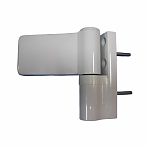 Петля для пластиковых дверей Sters DH-S.2, универсальная, до 100 кг, Ral 9016, белая, сталь