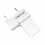 Петля для пластиковых дверей Sters DH-S.2, универсальная, до 100 кг, Ral 9016, белая, сталь