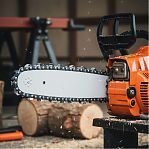 Цепь Hanskonner H91-L-56, 3/8", ширина паза 1.3, 56 зв. для бензопилы, серебристая