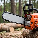 Цепь Hanskonner H91-L-56, 3/8", ширина паза 1.3, 56 зв. для бензопилы, серебристая