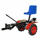 Прицеп-адаптер АМПК-1 4х10 для мотоблока, полноприводный, на колесах